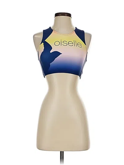 Pre-owned Lole Tank Top Gold Halter Neckline Tops