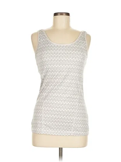 Pre-owned Lole Tank Top Silver Square Neckline Tops
