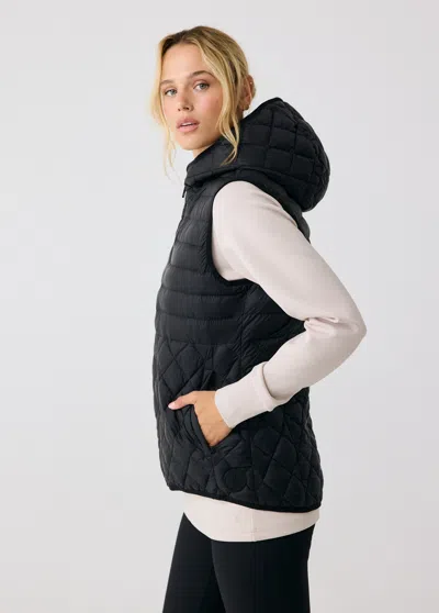 Lole The Base Insulated Packable Vest In Black