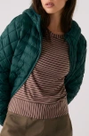 Lole The Base Packable Insulated Hooded Jacket In Multi