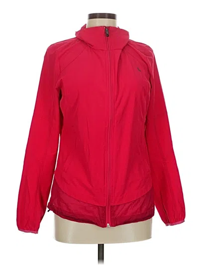 Pre-owned Lole Track Jacket In Red