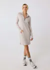 Lole Traverse 1/2 Zip Dress In Abalone Heather