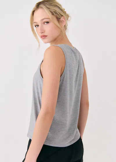 Lole Vital Tank Top In Light Grey Heather