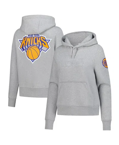 Lole Women's Gray New York Knicks Icon Pullover Hoodie In Multi