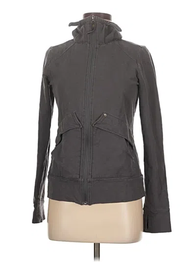 Pre-owned Lole Zip Up Hoodie In Gray