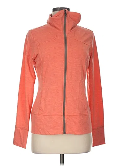 Pre-owned Lole Zip Up Hoodie In Orange