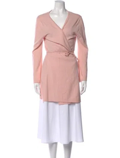 Pre-owned Lolita Jaca Cashmere V-neck Sweater W/ Tags In Pink