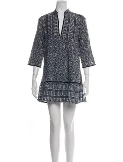 Pre-owned Lolita Jaca Printed Mini Dress In White