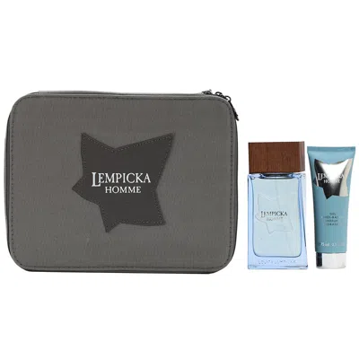Lolita Lempicka Homme Set- 3.4 oz Edt Spray/ 2.5 oz After Shave Gel