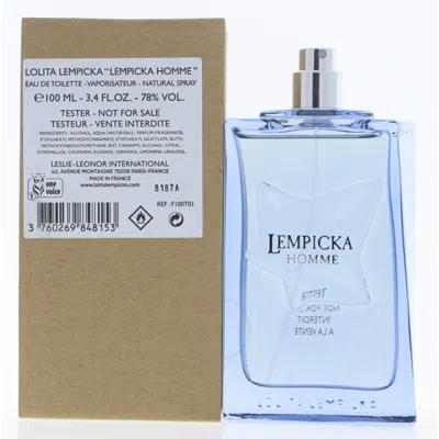 Lolita Lempicka Men's Lempicka Edt Spray 3.33 oz (tester) Fragrances 3760269848153 In White