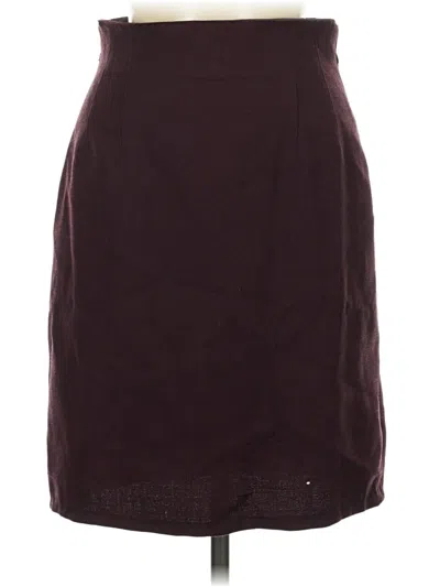 Pre-owned Lolita Lempicka Wool Skirt In Burgundy