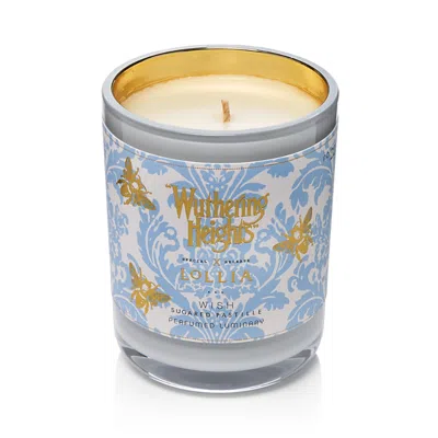 Lollia Wish Luminary Candle 11 Oz. In Blue