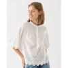 LOLLY'S LAUNDRY LOUISE BLOUSE WHITE