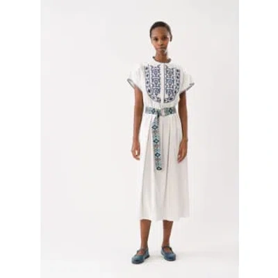 Lolly's Laundry Pinjall Maxi Dress In White