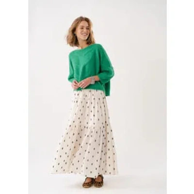 Lolly's Laundry Sunsetll Maxi Skirt In White