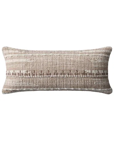 Loloi 12x27in Pillow Cover With Down Insert In Neutral