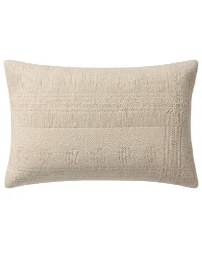 Loloi 13x21in Pillow Cover With Down Insert In Natural