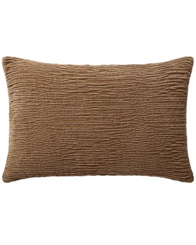 Loloi 16in X 26in Cover With Poly Pillow In Brown