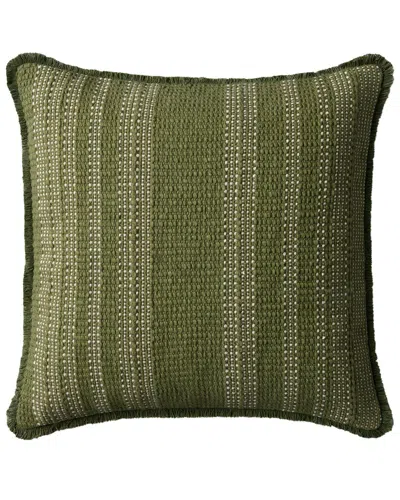 Loloi 20x20in Pillow Cover With Down Insert In Green