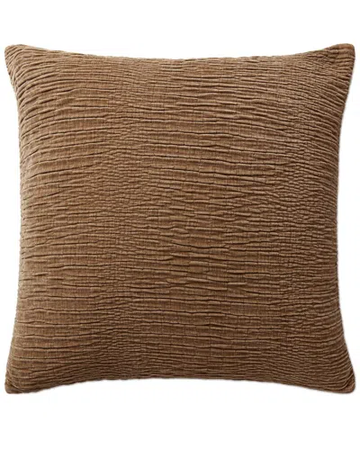 Loloi 22in X 22in Cover With Down Pillow In Brown