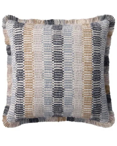 Loloi 22x22in Pillow Cover With Down Insert In Blue