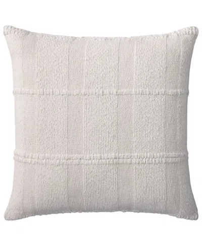 Loloi 22x22in Pillow Cover With Down Insert In Ivory