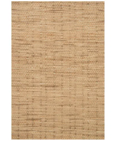 Loloi Beacon Jute Bu-02 18" Square Area Rug In Natural