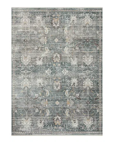 Loloi Bonney Bny-03 Area Rug, 2' X 3' In Aqua Ivory
