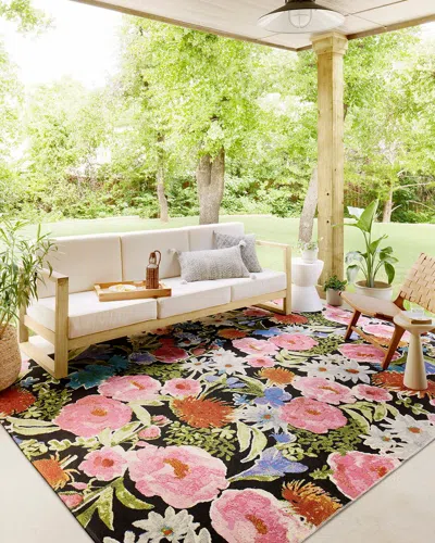 Loloi Botanical Indoor/outdoor Accent Rug In Black