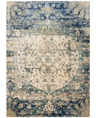 Loloi Anastasia Af 06 Area Rugs In Blue,ivory