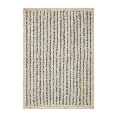 Loloi Crocus Braided Rectangular Accent Indoor Rug In Neutral