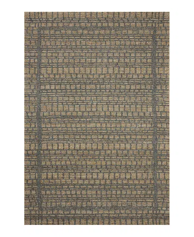 Loloi Elias Ela-05 Area Rug, 8'6 X 11'6 In Wheat/charcoal