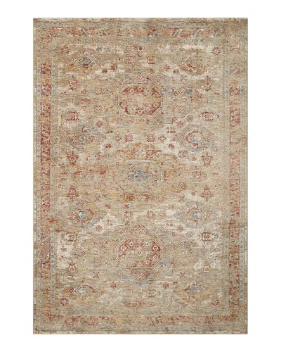 Loloi Gaia Gaa-02 Area Rug, 6'7 X 9'10 In Gold/ Taupe