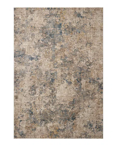 Loloi Gaia Gaa-03 Area Rug, 7'10 X 10'2 In Taupe/denim
