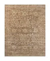 Loloi Heritage Her-02 Area Rug, 8' X 10' In Bark/ Mult