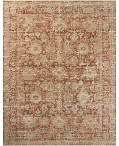 Loloi Heritage Her-03 4'x6' Area Rug In Copper