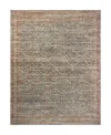 Loloi Heritage Her-12 Area Rug, 10' X 14' In Blue/ Rust