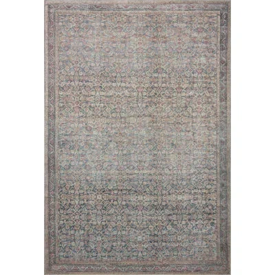 Loloi Ii Adrian Oriental Denim/gray Area Rug In Denim,gray