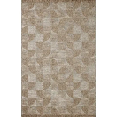 Loloi Ii Dawn Indoor/outdoor Natural Area Rug In Brown;beige