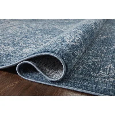 Loloi Ii Denim / Dove 9'-6" X 13'-1" Area Rug In Denim,gray