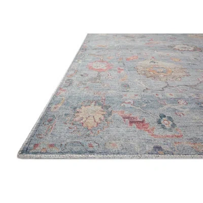 Loloi Ii Elysium Denim / Multi Area Rug In Blue;beige;navy;gray;denim