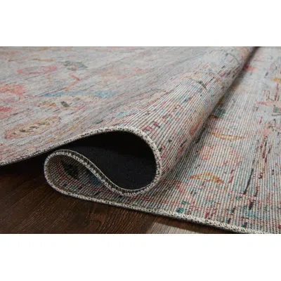 Loloi Ii Elysium Multi / Fiesta Area Rug In Blue;pink;orange;gray