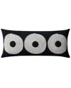 Loloi Ii Loloi 12x27in Pillow Cover With Down Insert In Black