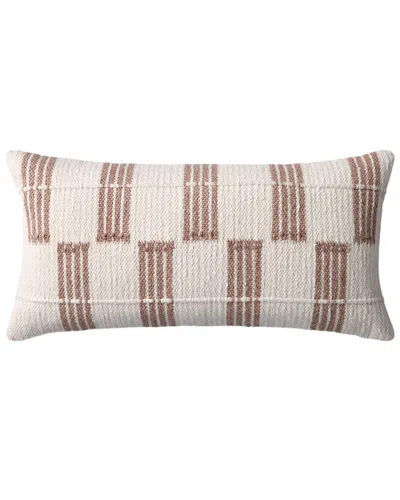 LOLOI II LOLOI 12X27IN PILLOW COVER WITH DOWN INSERT