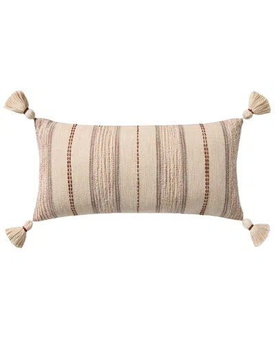 LOLOI II LOLOI 12X27IN PILLOW COVER WITH DOWN INSERT