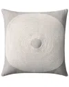 Loloi Ii Loloi 18x18in Pillow Cover With Down Insert In Taupe