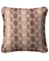 Loloi Ii Loloi 22x22in Pillow Cover With Down Insert In Orange