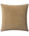 Loloi Ii Loloi 22x22in Pillow Cover With Down Insert In Tan