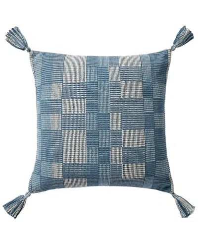 LOLOI II LOLOI 20X20IN PILLOW COVER WITH DOWN INSERT