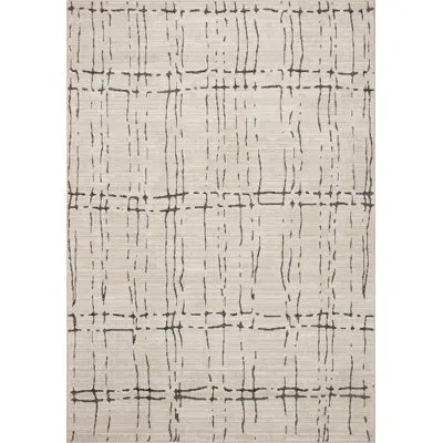 Loloi Ii Loloi Darby Sand / Dark Grey Area Rug In White